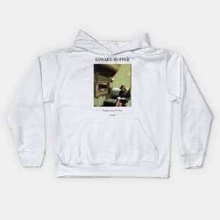 edward hopper painting Kids Hoodie